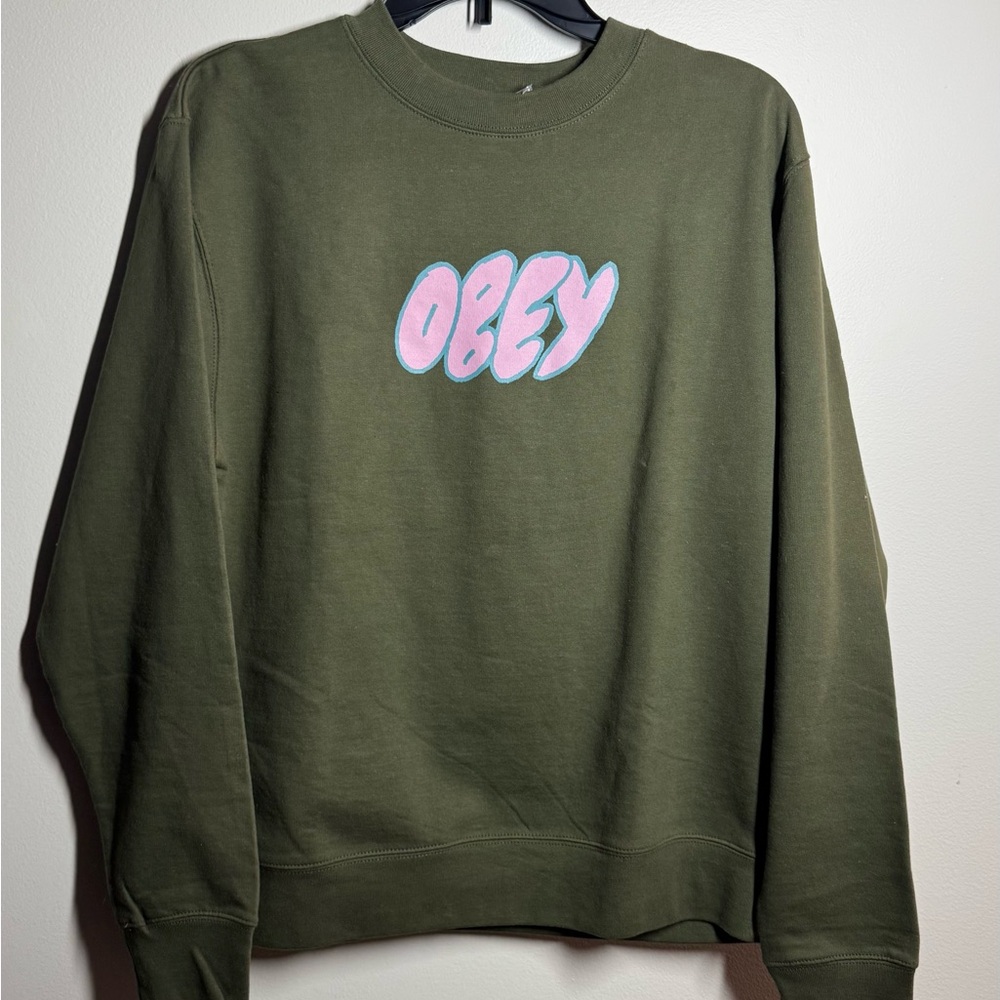 Obey Dark Green Sweatshirt